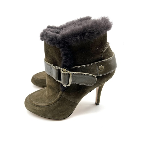 Joan & David booties Boot Forest Green Size 6.5 M 3.5“ - Picture 6 of 14